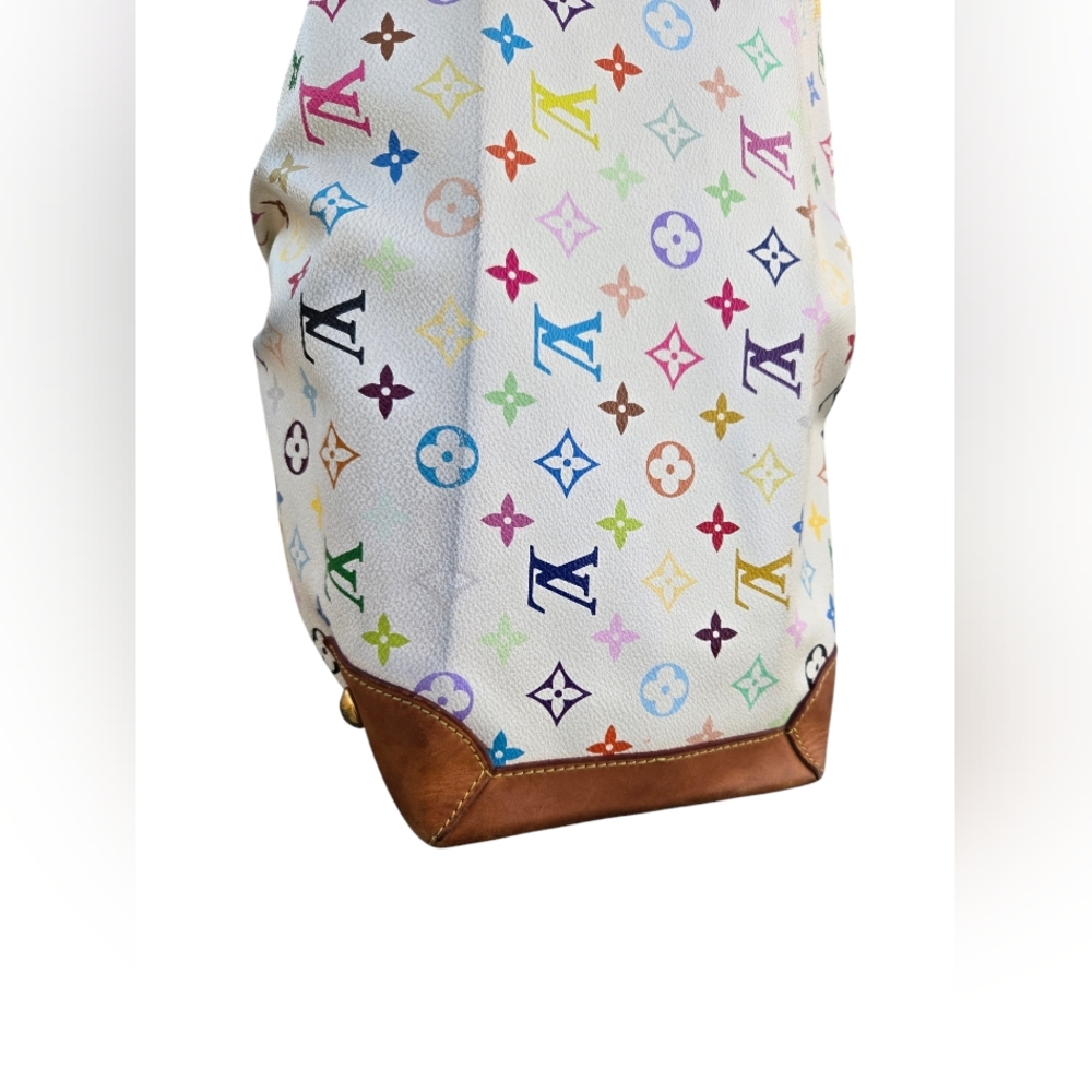 Authentic Louis Vuitton Multicolor white Ursula. - Picture 10 of 17